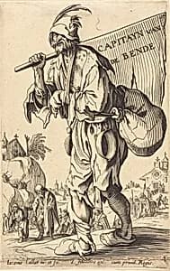 Captain of the Barons by after Jacques Callot