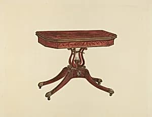 Card Table by Anna Aloisi