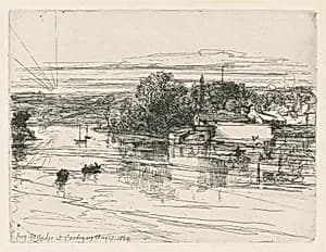 Cardigan Bridge by Francis Seymour Haden