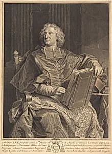 Portrait of François Chereau I after Hyacinthe Rigaud