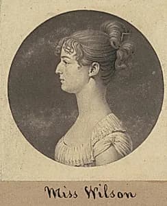 Caroline Lewis by Charles B. J. Févret de Saint-Mémin