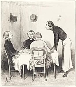 Carotte du restaurant by Honoré Daumier