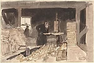 Carpenter of Hesdin by James McBey