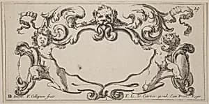 Cartouche by François Collignon after Stefano Della Bella