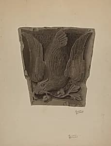 Carved Keystone by Richard Barnett