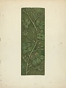Carved Wood Panel by Edward Jewett