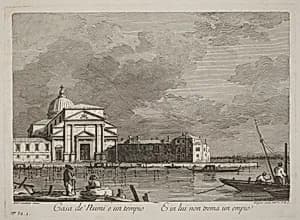 Casa de' Numi by Joseph Wagner after Canaletto