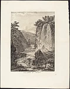 Cascatella di Tivoli by Albert Christoph Dies