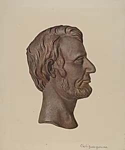 Cast Iron Abraham Lincoln by Carl Buergerniss