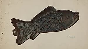 Cast Iron Baking Mold by Luther D. Wenrich