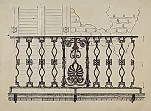 Cast Iron Balcony Rail by Ray Price