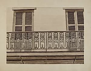 Cast Iron Balcony Rail