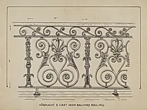 Cast Iron Balcony Rail by Ray Price