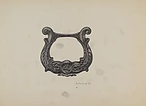 Cast Iron Foot Scraper by Austin L. Davison