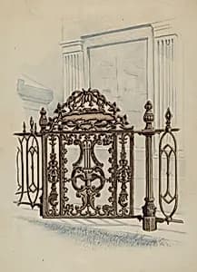 Cast Iron Gate by Al Curry
