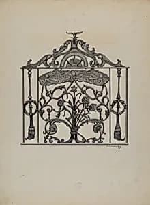 Cast Iron Gate by Eugene Shellady