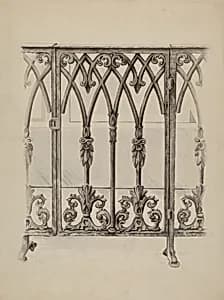 Cast Iron Gate Railing by Ray Price