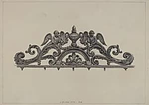 Cast Iron Gate Top by J. Howard Iams