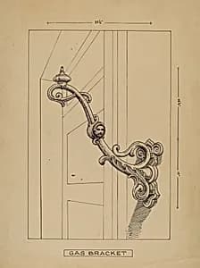Cast Iron Lighting Brackets by Lucien Verbeke