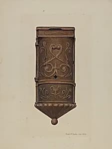 Cast Iron Mail Box by Roger Deats