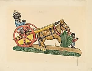 Cast Iron Toy Bank by Bertha Semple