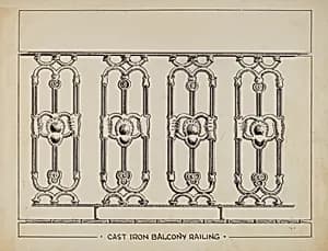 Cast Iron Window Balcony by Al Curry