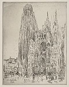 Cathedral, Rouen by John Marin