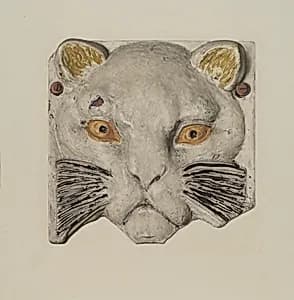 Cat's Head by Harriette Gale