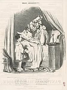 Ce matin avant l'aurore... by Honoré Daumier