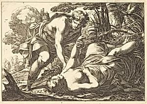 Cephalus and Procris by Laurent de La Hyre