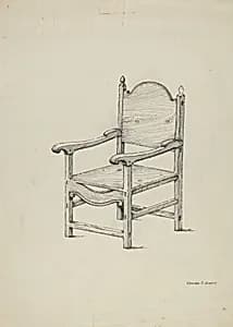 Chair (Scale Drawing) by Edward Jewett