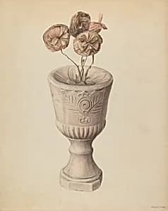 Chalice with Flowers by Mina Lowry