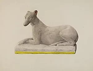 Chalkware Greyhound
