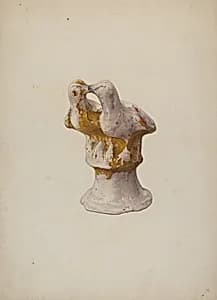 Chalkware Ornament by Beatrice DeKalb