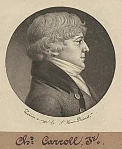 Charles Carroll, Jr. by Charles B. J. Févret de Saint-Mémin