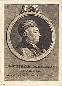 Charles Henri de Heineken by Augustin de Saint-Aubin