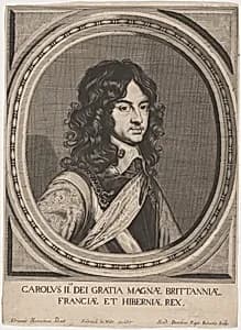 Charles II by Hendrik Danckerts after Adriaen Hanneman