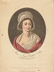 Charlotte Corday by Pierre-Michel Alix after Jean-François Garnerey