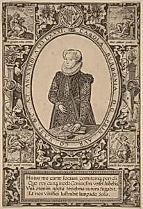 Charlotte of Bourbon by Hendrik Goltzius