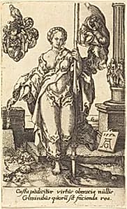 Chastity by Heinrich Aldegrever