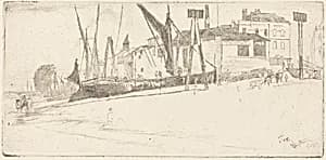Chelsea Wharf by James McNeill Whistler