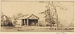 Cheshire Farm by Sir Muirhead Bone