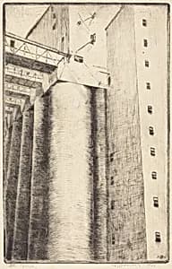 Chicago - Grain Elevator III by Werner Drewes