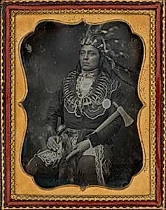 Chief Maungwudaus by American 19th Century