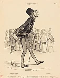Chiennes de bottes!... by Honoré Daumier