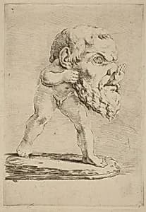 Child Wearing a Mask by Stefano Della Bella
