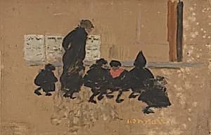 Children Leaving School by Pierre Bonnard