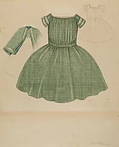 Child's Dress and Cape
 by Bessie Forman