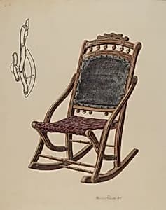 Child's Rocking Chair by Clarence Secor
