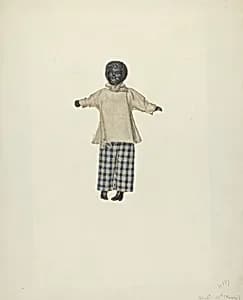 China Headed Negro Doll by Henry Murphy